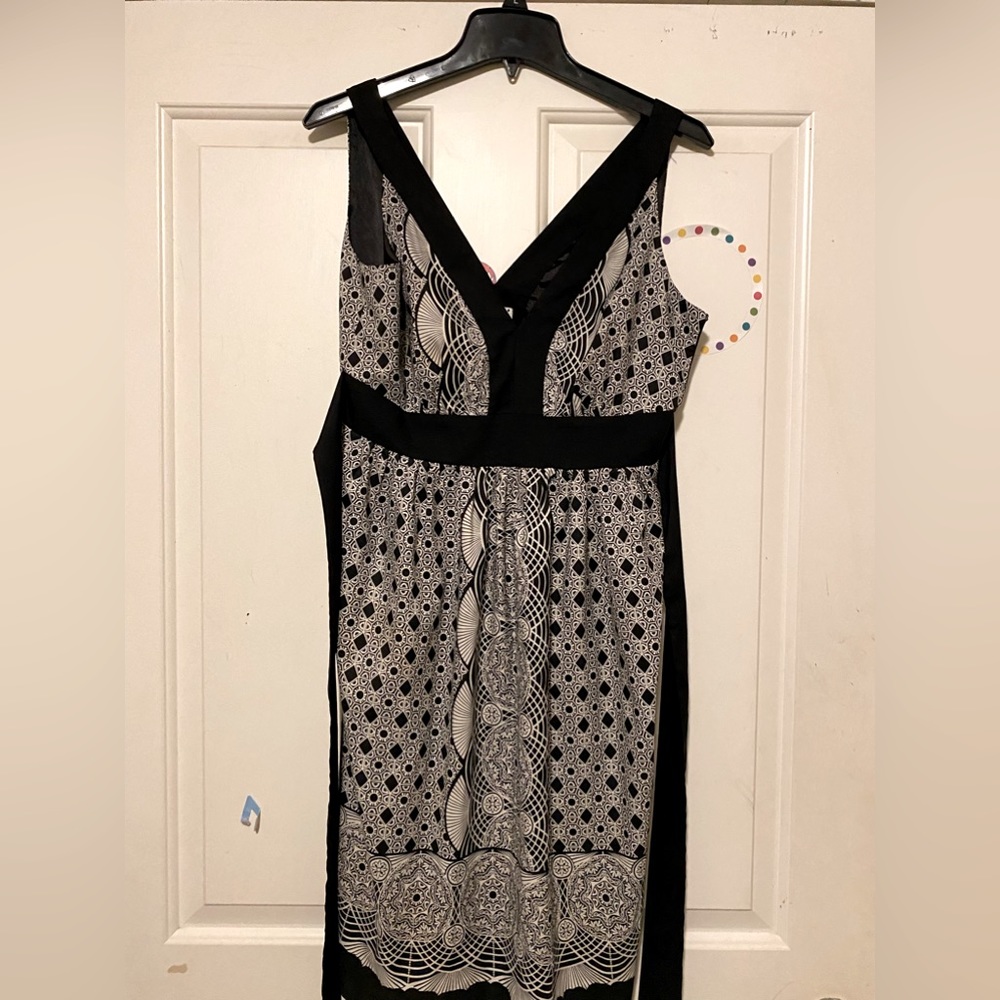 Black & White Tie Dress